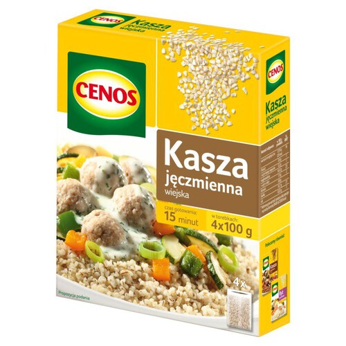 Kasza jęczmienna wiejska Cenos 4 x 100 g
