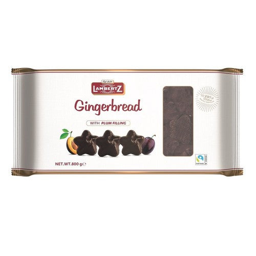 Pierniki w czekoladzie z nadzieniem śliwkowym Lambertz 800 g