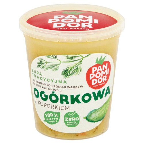 Ogórkowa z koperkiem Pan Pomidor 400 g