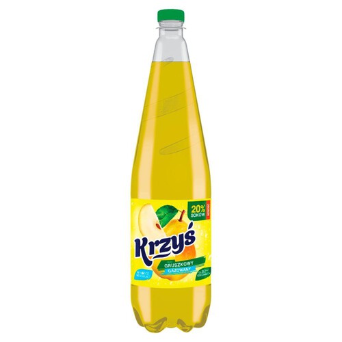 Napój gazowany o smaku gruszkowym Krzyś 1,25 l