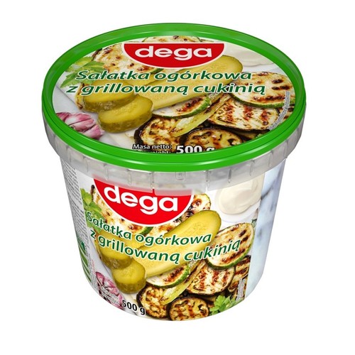 Sałatka ogórkowa z grillowaną cukinią  Dega 500 g