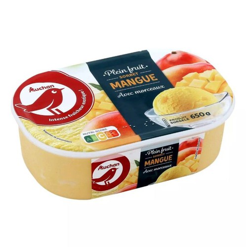 Lody sorbet o smaku mango Auchan 650 g