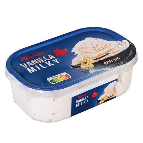 Lody o smaku waniliowym Auchan 900 ml