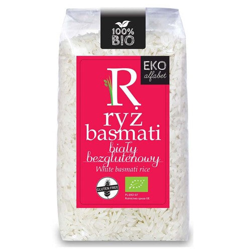BIO Ryż basmati bezglutenowy   EKO Alfabet 500 g