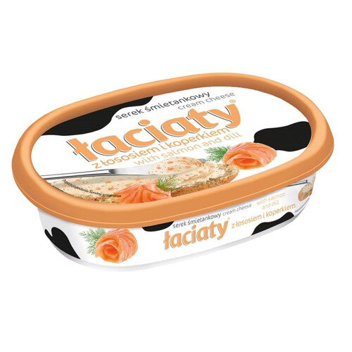 Serek śmietankowy z łososiem i koperkiem  Łaciaty 135 g