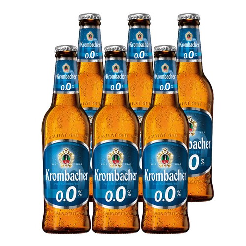 Piwo Pils bezalkoholowe alk.0.0% obj. Krombacher 6 x 330 ml
