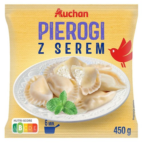 Pierogi z serem Auchan 450 g
