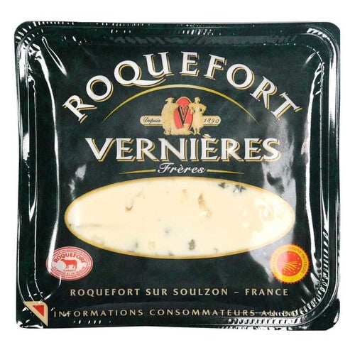 Ser miękki podpuszczkowy z niebieską pleśnią Roquefort Vernieres 100 g