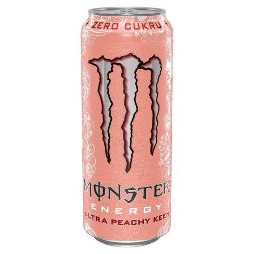 Napój energetyczny Ultra Peachy Keen zero cukru   Monster 500 ml
