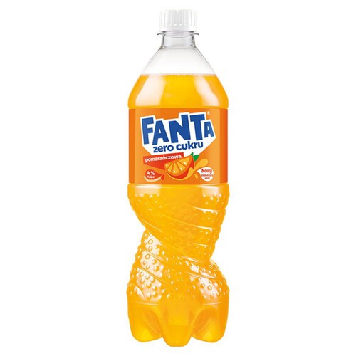 Zero Napój gazowany o smaku pomarańczowym Fanta 850 ml
