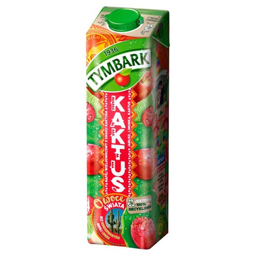 Napój wieloowocowy Kaktus Tymbark 1 l