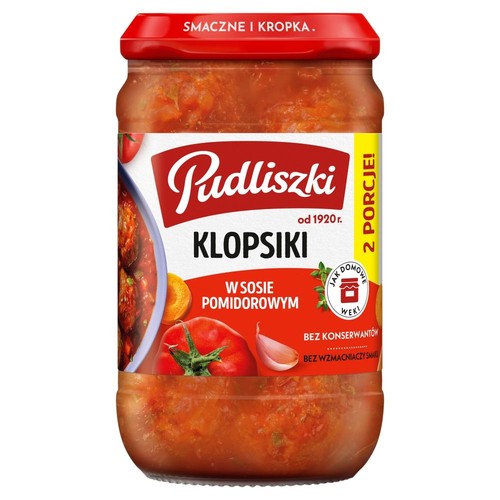 Klopsiki w sosie pomidorowym Pudliszki 590 g