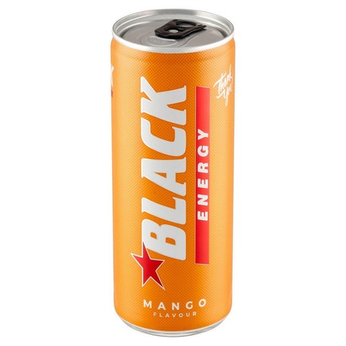 Napój energetyzujący o smaku mango Black 250 ml